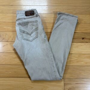 BKE Jake Straight Jeans Mens 29 Long Khaki Western Stretch Denim